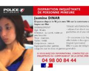 Disparition Jasmine DINAR