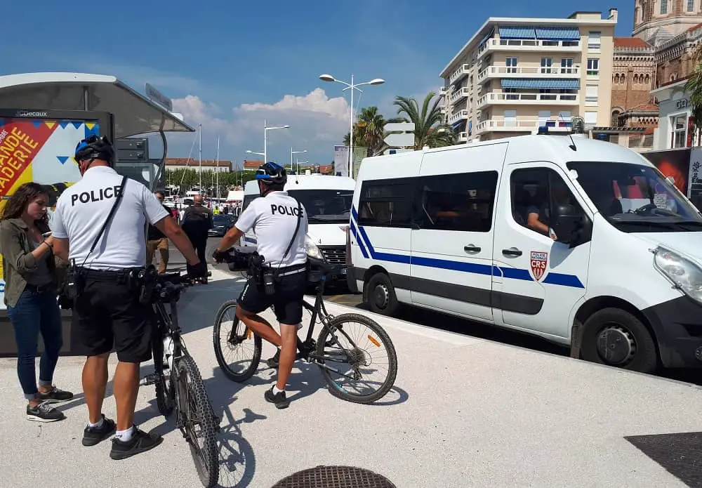 police var mobilisée