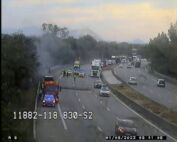 incendie A8 végétation