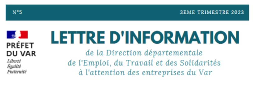 lettre d'information pour entreprises