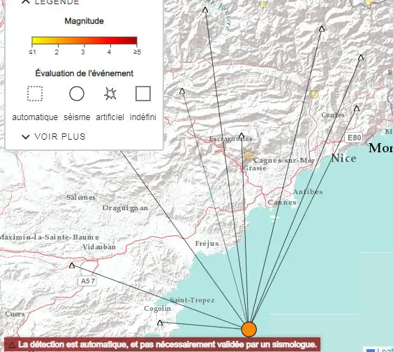 séisme côte d'azur