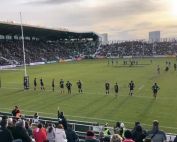 Gaël Dréan triplé Toulon victoire Bayonne RC Toulon effectif doublons blessures Charles Ollivon et Antoine Frisch toulon bayonne RCT Pau Corentin Mézou RCT banderoles RCT Munster RCT Exeter montpellier toulon