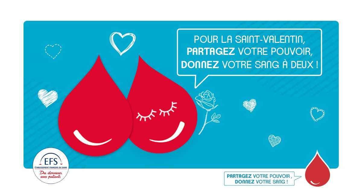 donner sang Saint-Valentin