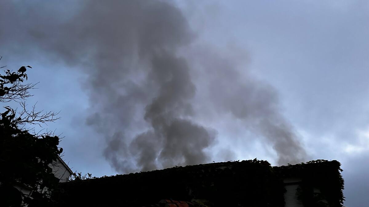 incendie de toiture à Mougins