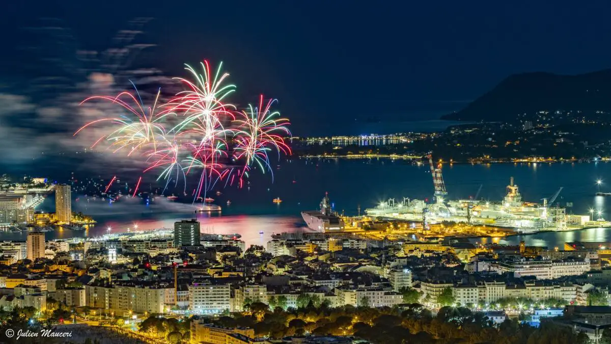 feu d'artifice de Toulon