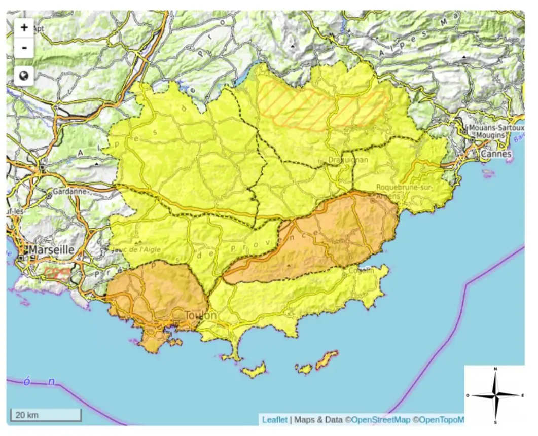 feux forêt var 14 15 juillet