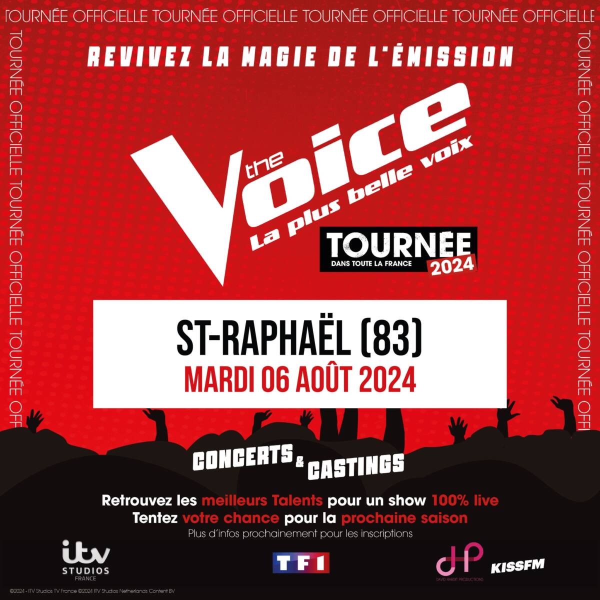 tournée the voice Saint-Raphaël