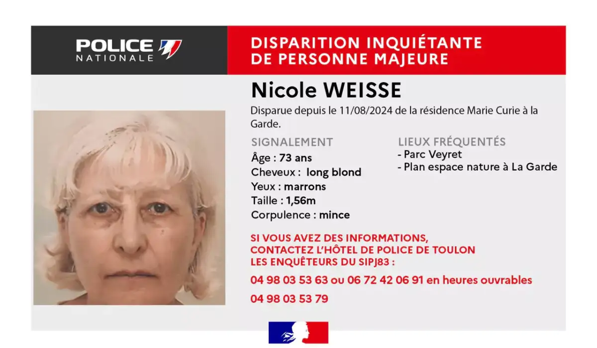 disparition de Nicole Weisse