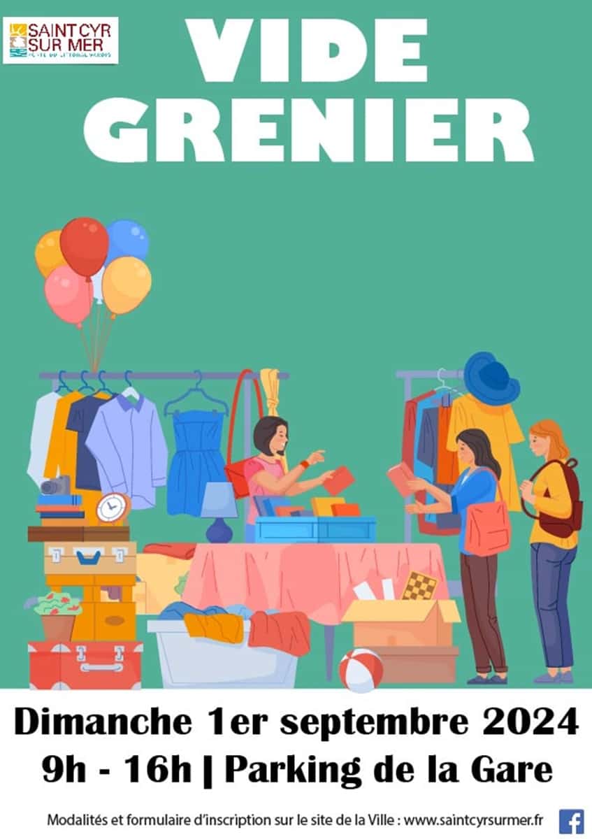 vide-grenier Saint-Cyr-sur-Mer