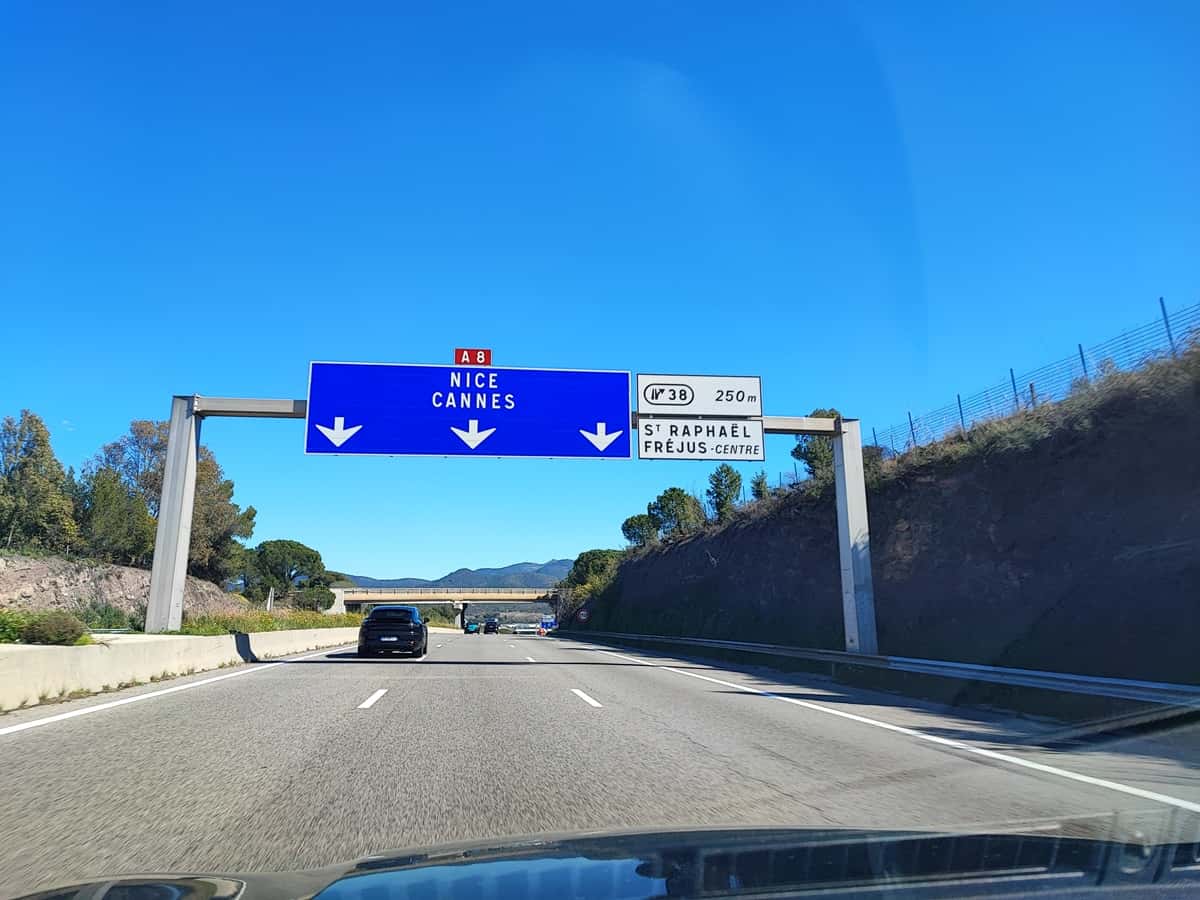 Sortie 38 Fréjus de l'A8