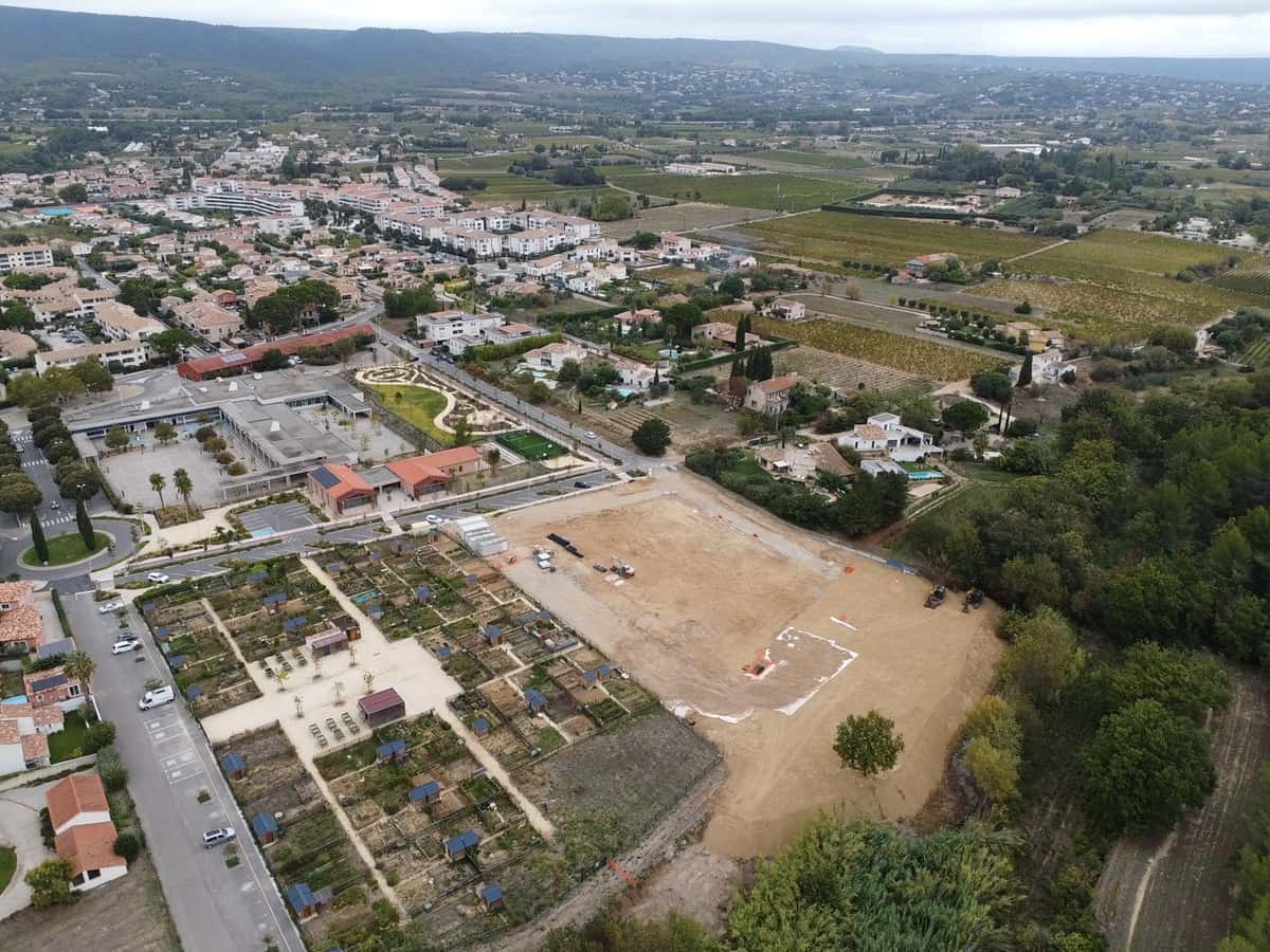 Les jardins partagées et centre technique municipal Saint-Cyr-sur-Mer