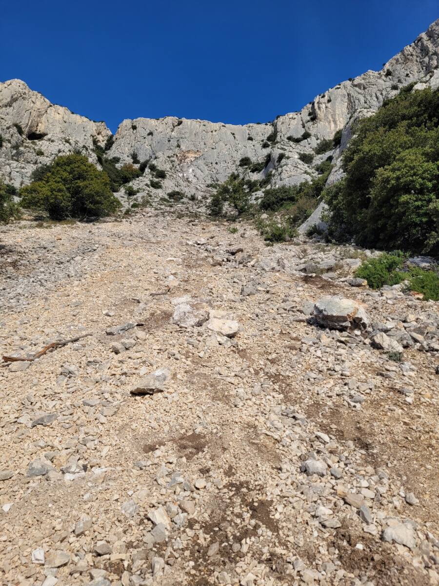 Eboulement sur la Sainte-Victoire