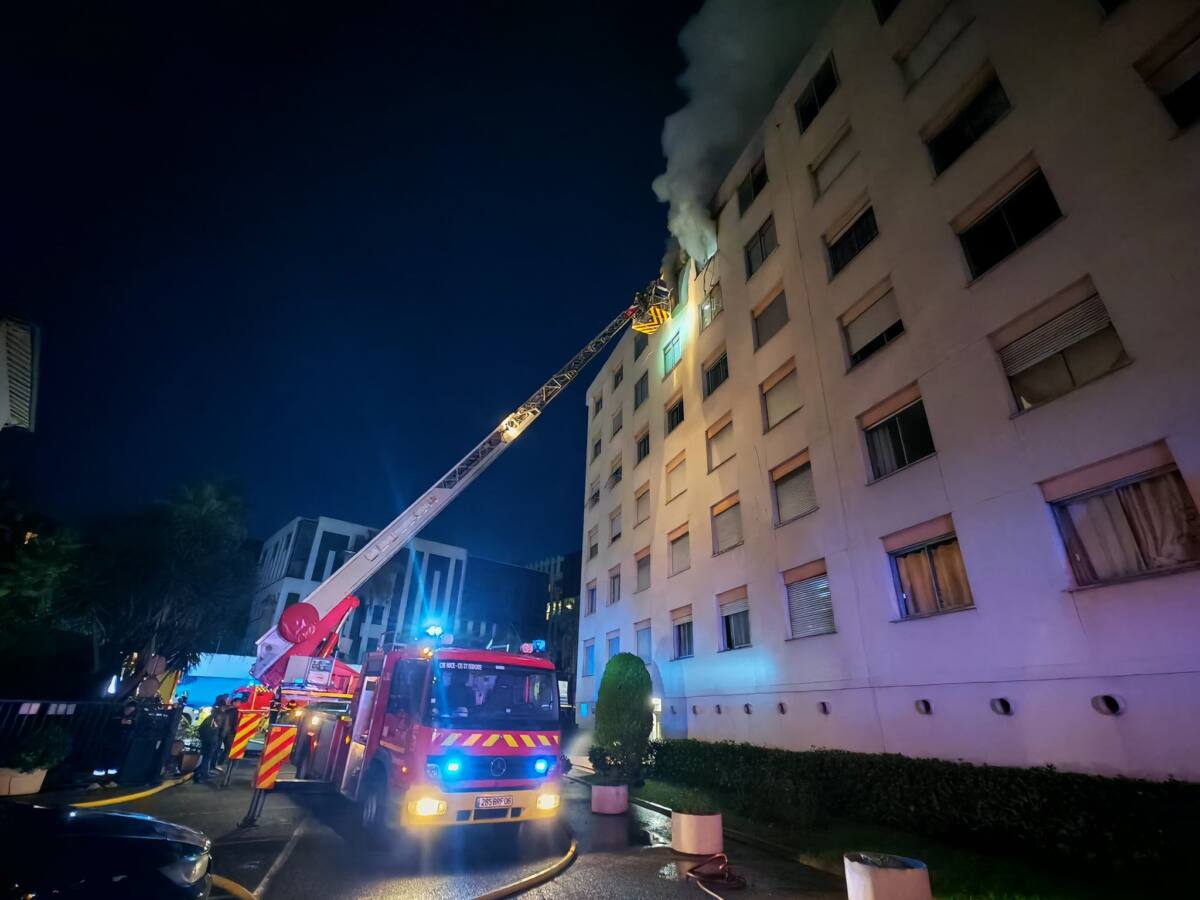 Incendie à Nice