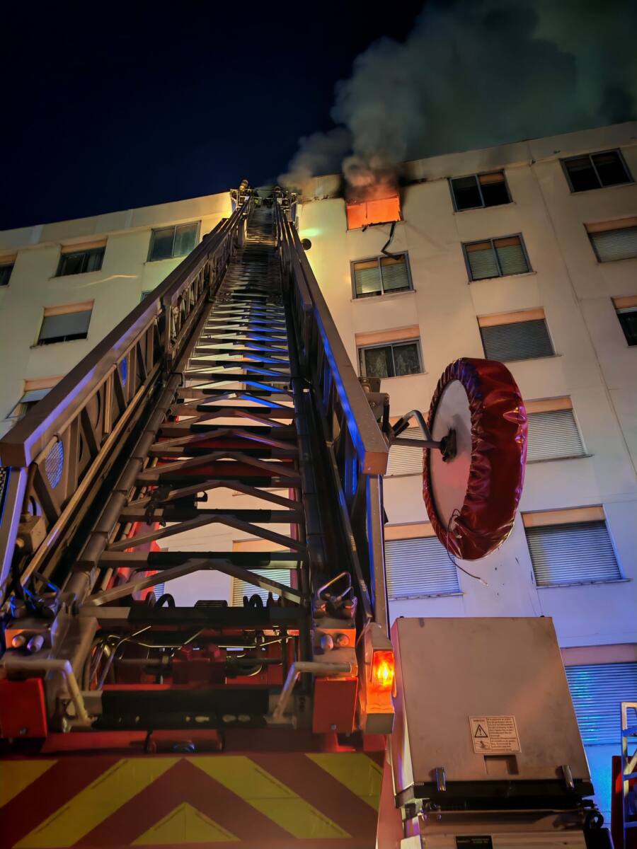 Incendie à Villeneuve-Loubet