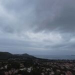 Nuages, pluie saint cyr sur mer journée automnale lundi 7 octobre