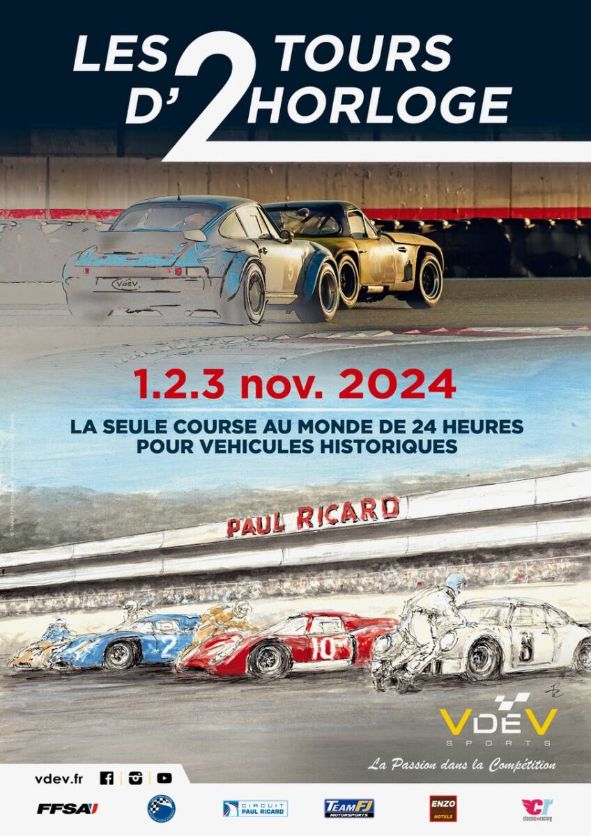 Les 2 Tours d’Horloge : un week-end d’exception au Castellet pour les véhicules historiques