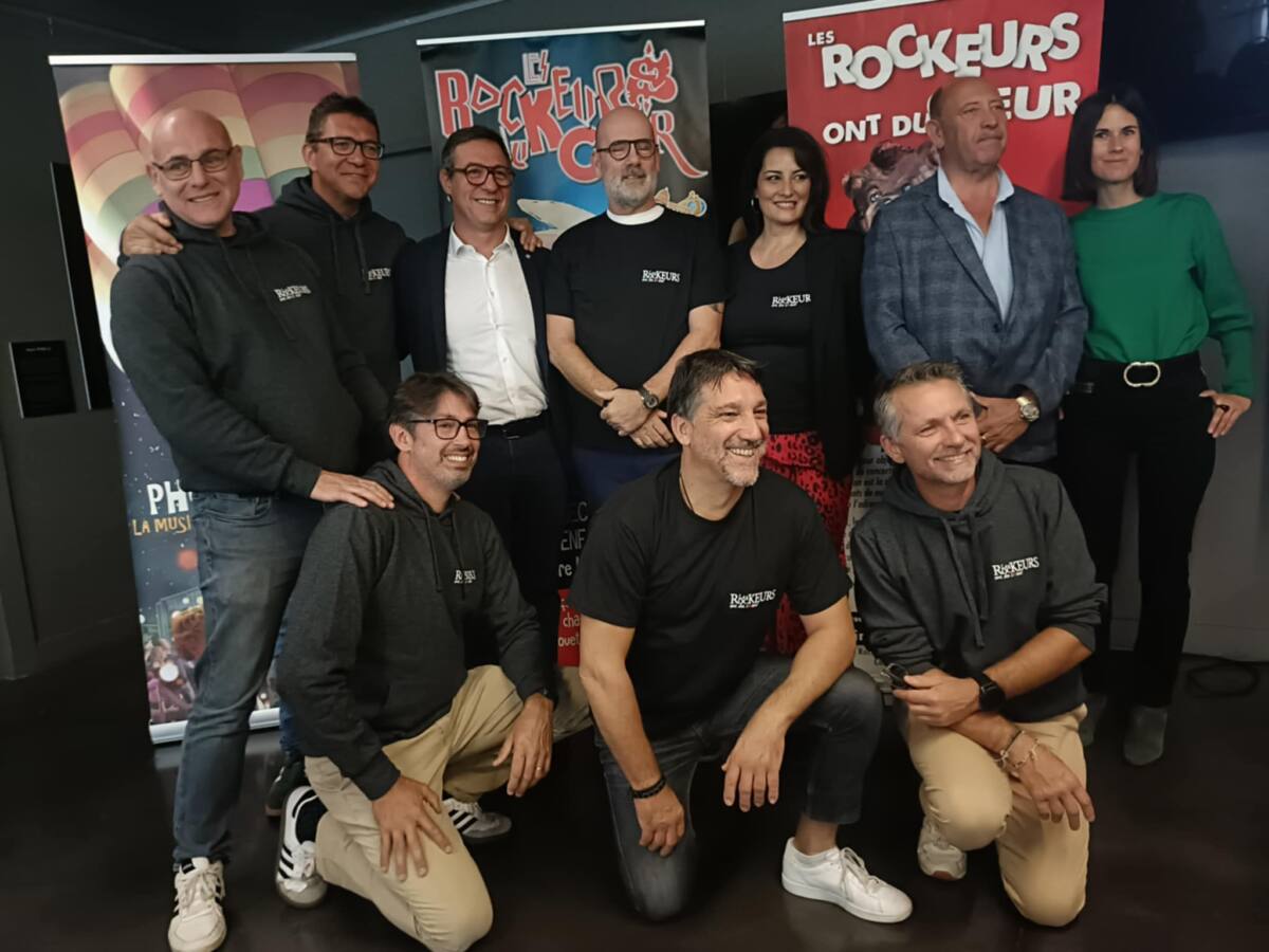 Conférence de presse pour la 9e édition des Rockeurs ont du cœur : un concert solidaire pour les enfants au Casino JOA La Seyne