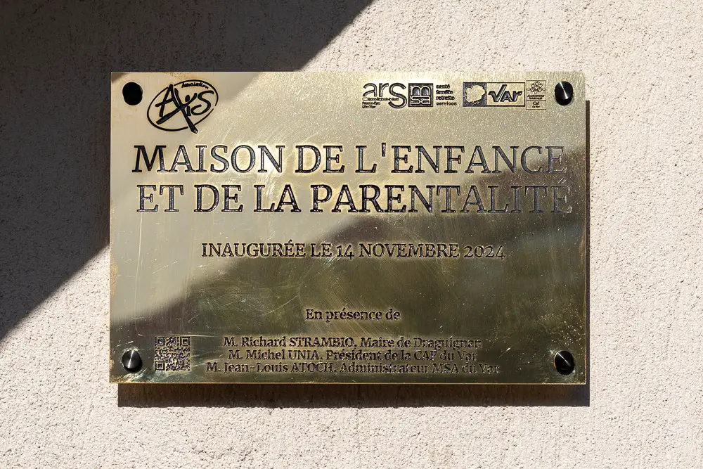 Draguignan : inauguration de la Maison enfance parentalité, un lieu d’accueil pour les familles