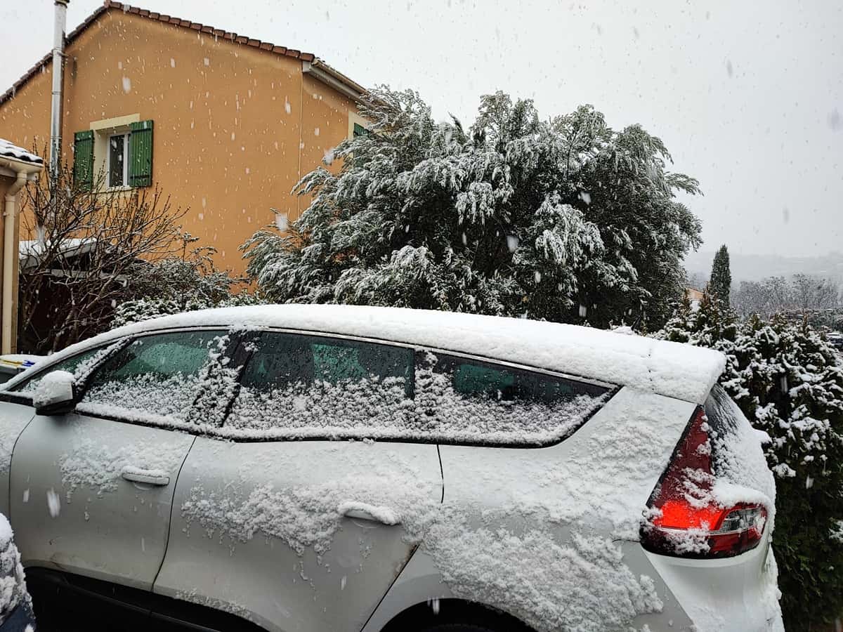 neige froid Var jeudi Tempête Caetano réaction des Varois