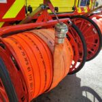 Incendie sur un chantier de construction