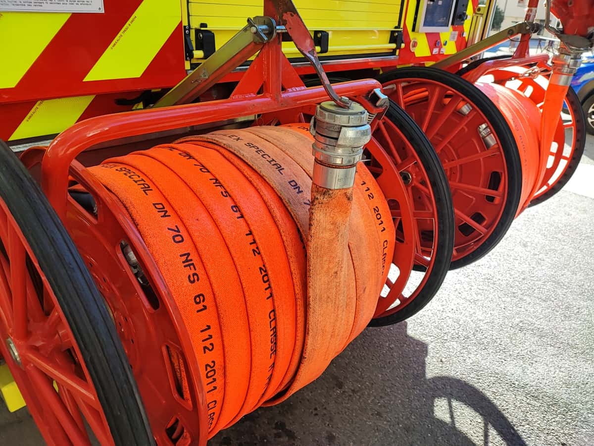 Incendie sur un chantier de construction à Saint-Tropez ce mardi soir