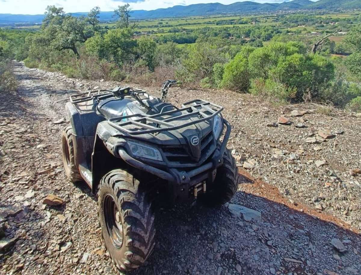 Accident de quad à Cotignac