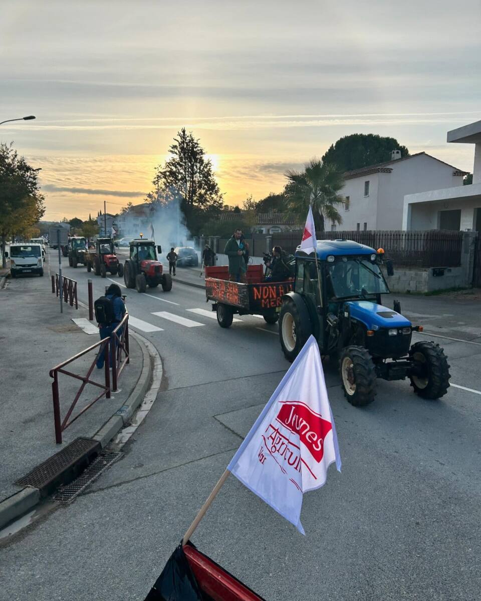 Mobilisation agriculteurs Draguignan 27 novembre 2024