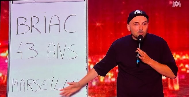 « La France a un incroyable talent » : Briac, l’humoriste marseillais, décroche 4 OUI grâce à son humour singulier