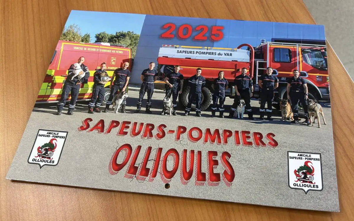 Pompiers Ollioules calendrier 2025