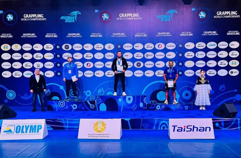 Farid Kerfes médaille de bronze lutte Astana