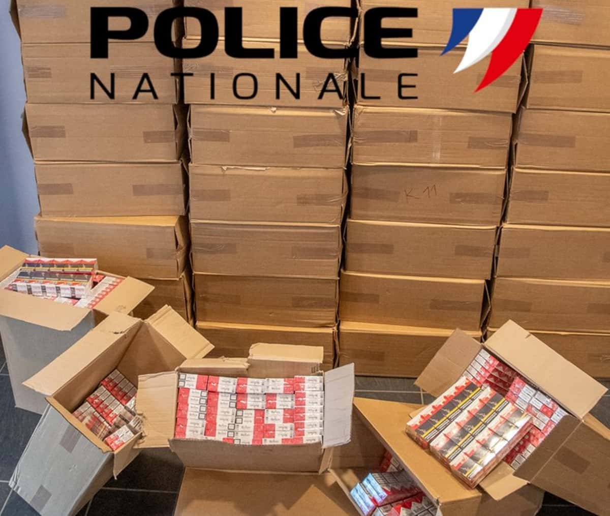 La police de La Seyne-sur-Mer démantèle un trafic de cigarettes avec une saisie record