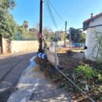 travaux d’élargissement du chemin de Fabre à Gavet