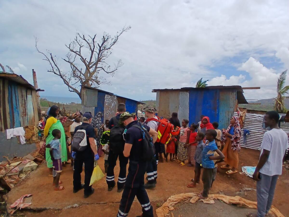 Cyclone Chido Mayotte pompiers varois