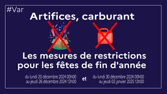 Interdictions artifices carburants fêtes Var