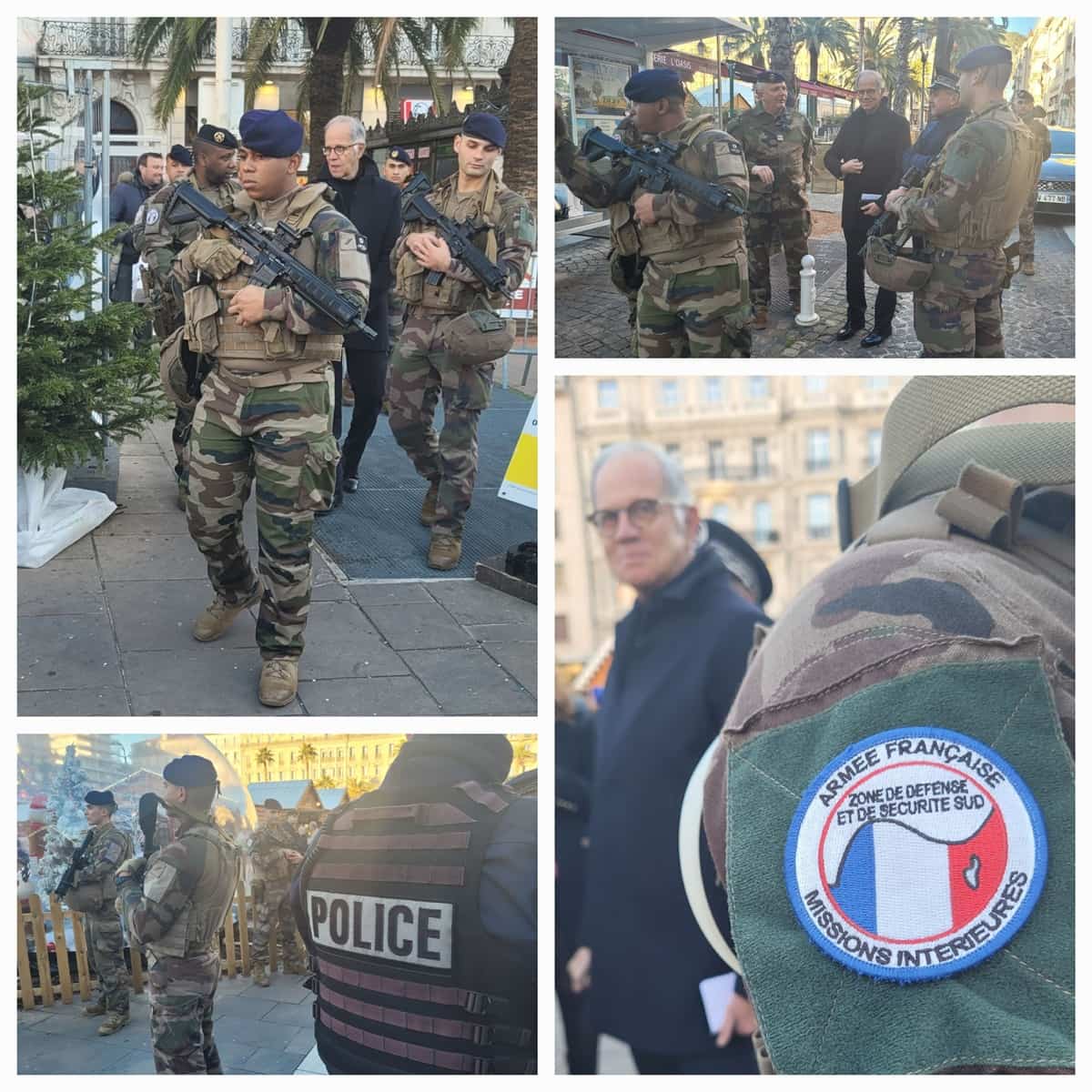 Sécurité Sentinelle marché Noël Toulon