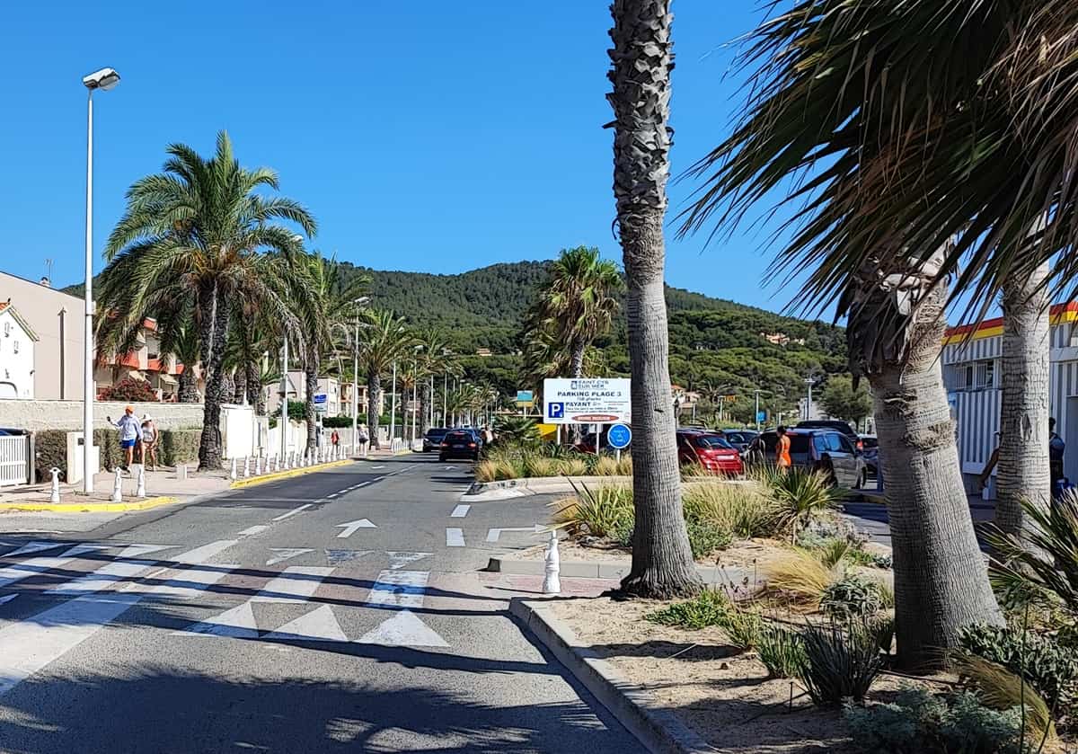 Boulevard de la plage Saint Cyr sur mer