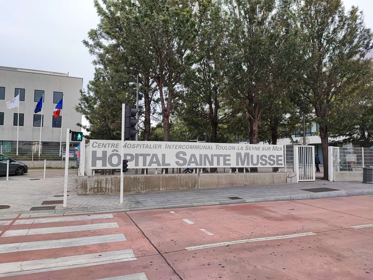 Épidémie de grippe Hôpital Sainte Musse Toulon