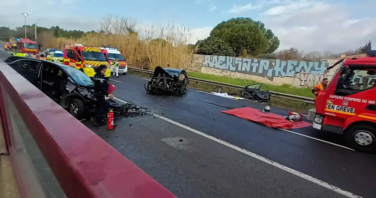 accident à Puget-sur-Argens