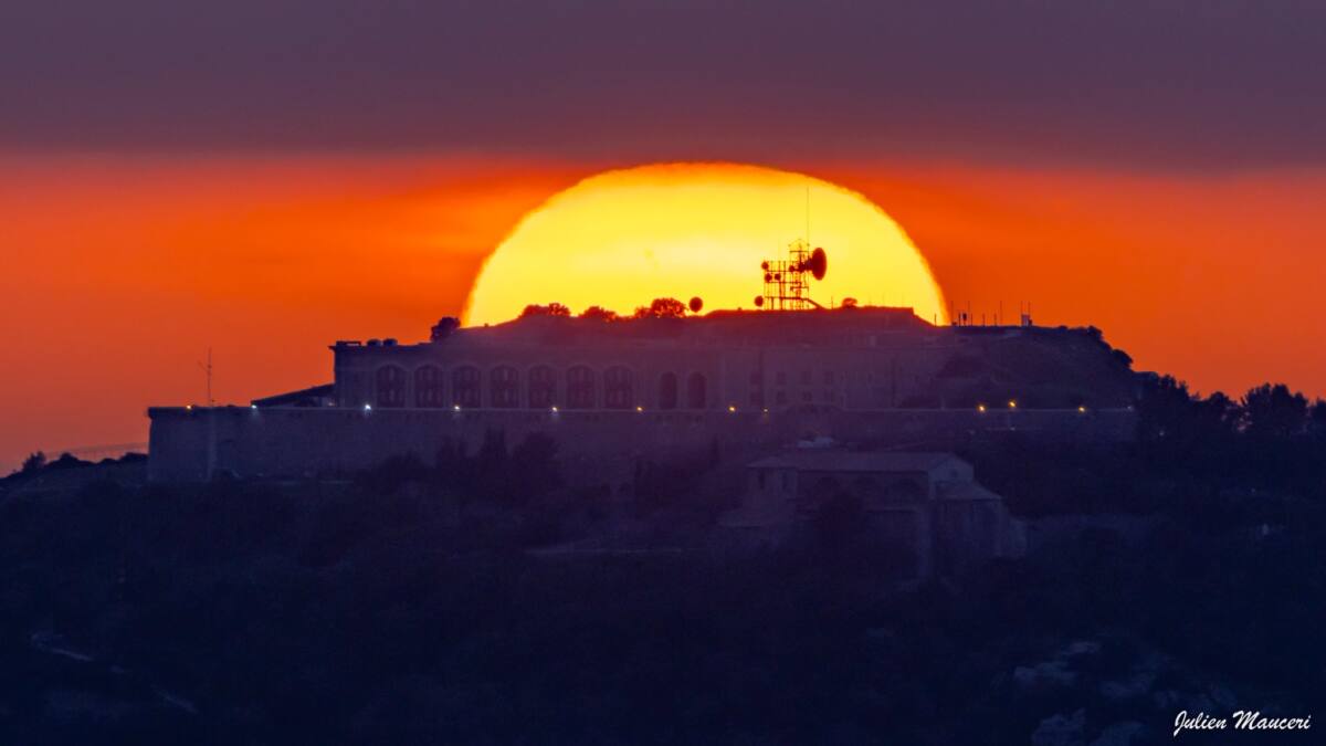 Coucher de soleil sur Six-Fours