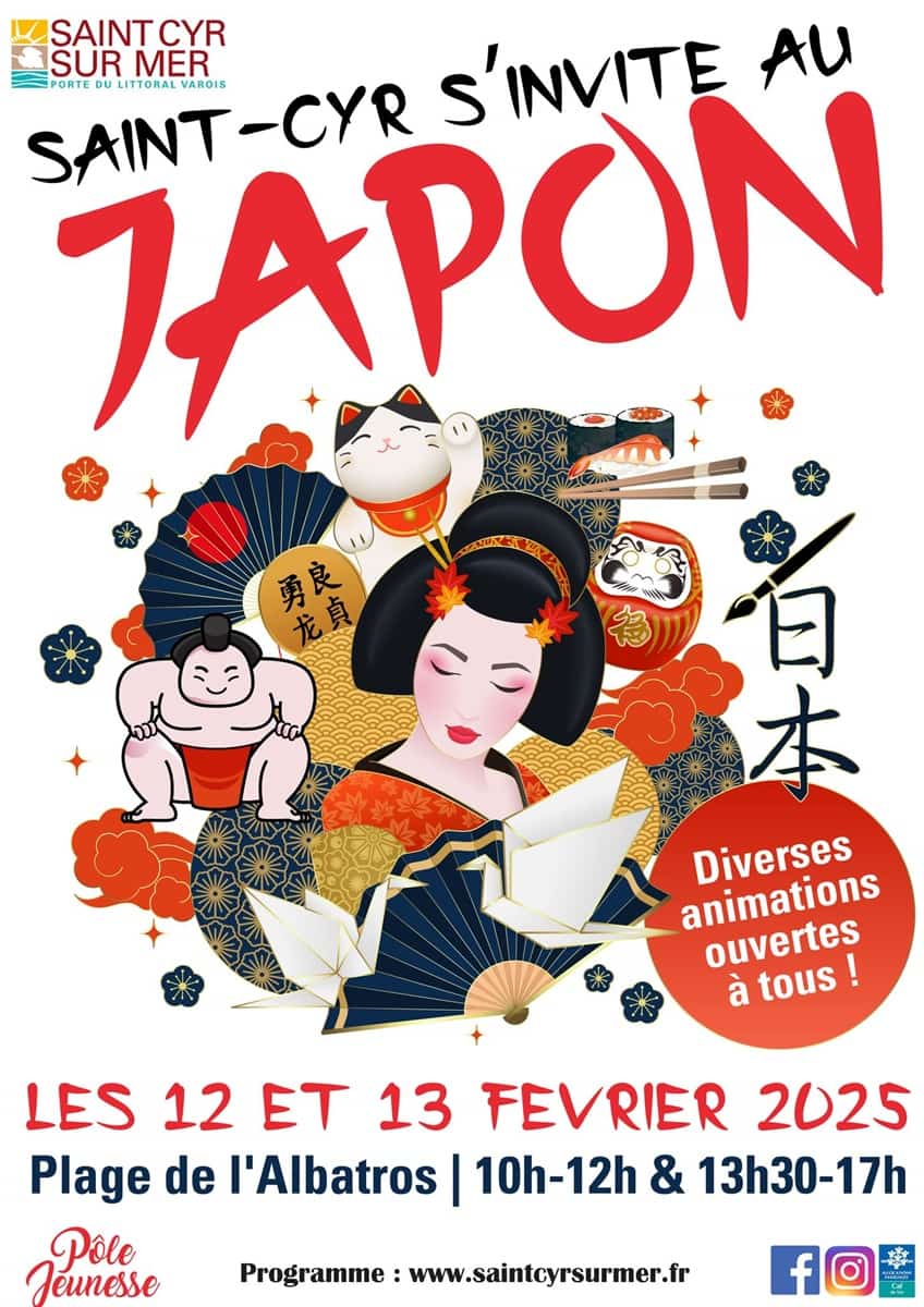 Saint-Cyr-sur-Mer animations Japon 12 et 13 février