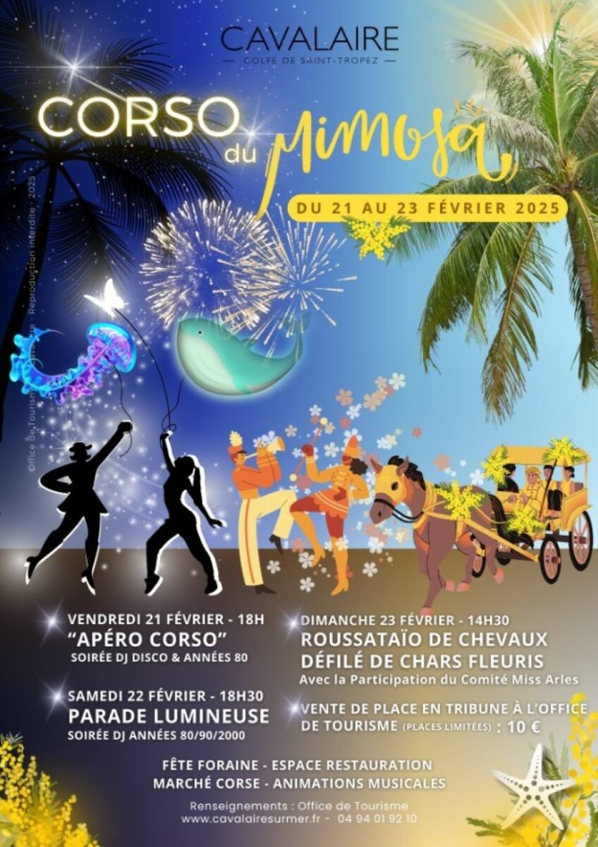 Corso du Mimosa Cavalaire-sur-Mer 2025