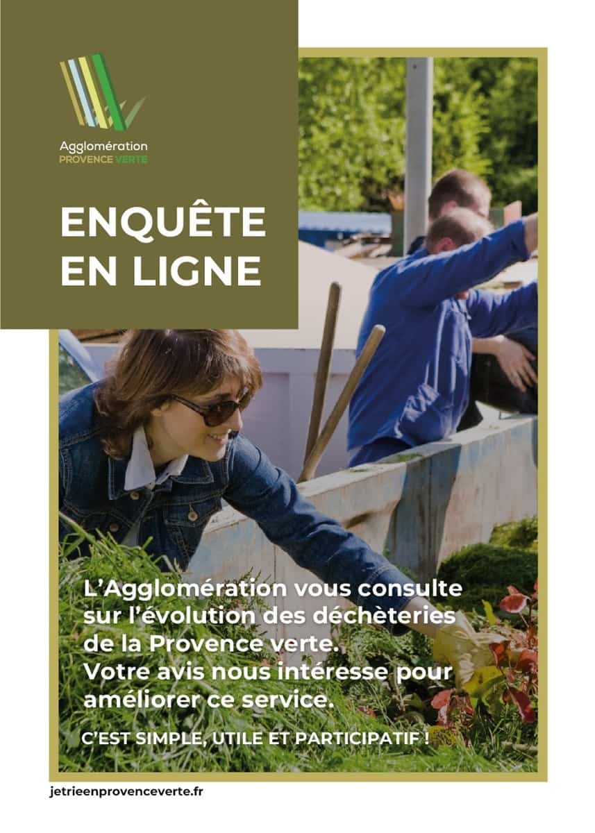 Enquête déchèteries Agglomération Provence Verte