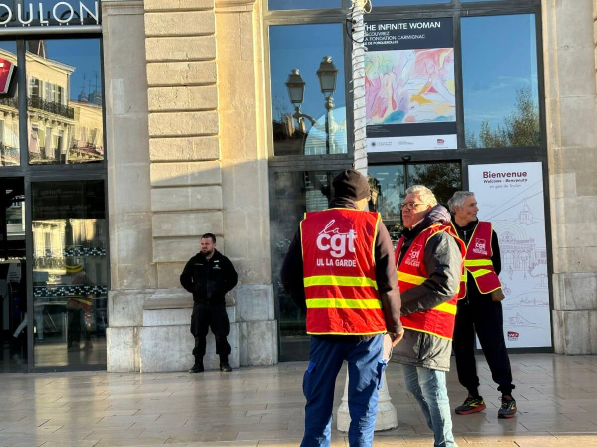 mobilisation travailleurs propreté Toulon