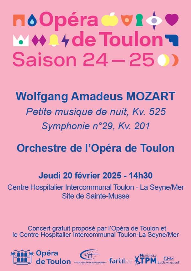 Concert Mozart hôpital Sainte-Musse