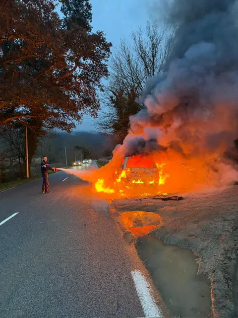 Gendarmes Saint-Tropez incendie