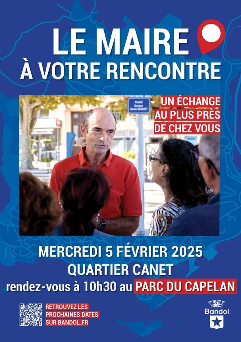 Rencontre maire Bandol février 2025