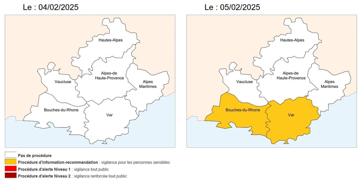 Pollution air particules fines Var