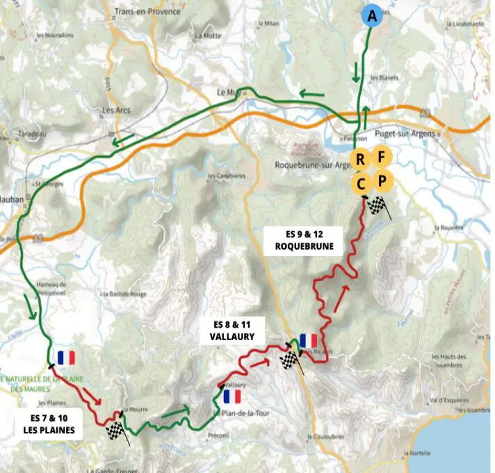 Rallye des Roches Brunes circulation perturbée