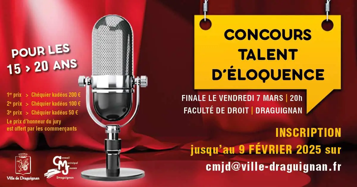 concours Talent d’éloquence Draguignan